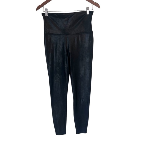 Spanx Faux Leather Leggings- High Waisted Vegan Leather- Size XLarge - Picture 5 of 12
